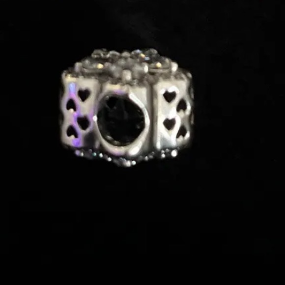 Pandora, sparkling snowflake, pave charm - Picture 9 of 11